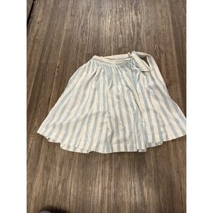 Mii A La Mer Anthropologie Cotton Striped Beach Boho‎ Skirt